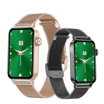 Нови Луксозни часовници Модерен Смарт часовници За жени, фитнес тракер, монитор на сърдечната честота, спортни умни дамски часовници за Huawei, Xiaomi