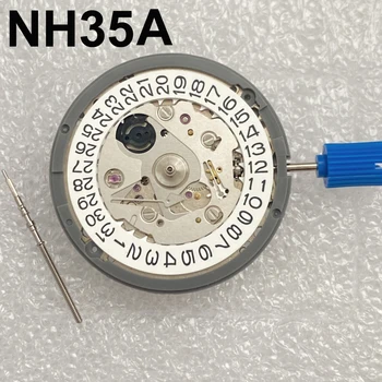 Японски Механизъм NH35 Точност Механичен Автоматичен Часовник Наручный Ден Набор от Дати, Механични Ръчни Часовници Ръчни Часовници За Мъже