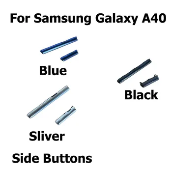 Оригиналната Страничен Клавиш за включване + Бутон за Регулиране на силата на звука За Samsung Galaxy A40 ВКЛЮЧВАНЕ-Изключване Увеличаване-Намаляване на Звука, Смяна на Резервни Части