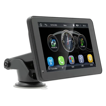 D7WD 12V Автомобилен дисплей, Камера за задно виждане 7-инчов IPS-LCD плейър, Радио Carplay