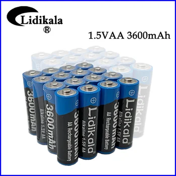Батерия тип АА от 1,5 Акумулаторна батерия тип АА 3600 mah AA 1,5 В Нова алкална батерия за led играчки MP3 с дълъг живот