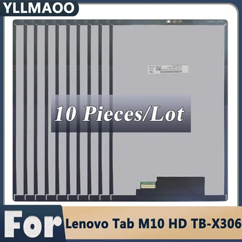 10 бр./лот LCD дисплей За Lenovo Tab M10 HD 2nd Gen X306 TB-X306F TB-X306X TB-X306 LCD сензорен дисплей, Дигитайзер за X306 LCD