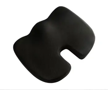 Дишаща Възглавница за седалката на стола за пътуване, Ортопедична пяна с памет ефект за опашната кост, U-образен Масаж подложка за корекция на фигурата
