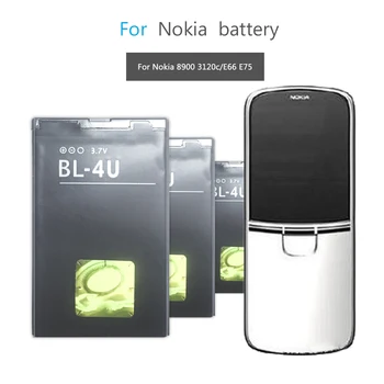 1000 mah BL-4U BL4U BL 4U Литиево-йонна Батерия за телефон Nokia 3120c 5250 206 515 5330 5530XM XpressMusic, 5730 6212c Bateria 