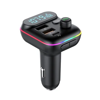 Автомобилен Bluetooth MP3-плейър T70 FM Трансмитер Универсален Бързо USB Зарядно Устройство за Автомобилни Аксесоари