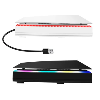 Охлаждащ вентилатор RGB-домакин, прахоустойчив, Горна фен на топлинното излъчване, Водоустойчив CD-диск, дигиталната версия за конзолата PS5, външен хост