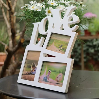 Фото рамка с отпечатък от детска ръка, декоративни рамки за снимки за спомен