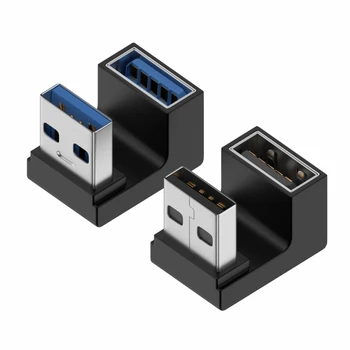 90 Градуса Нагоре-Надолу под Ъгъл удължител USB3.0 за мъже и жени за преносими КОМПЮТРИ, USB Зарядни устройства, удължителен кабел конвертор