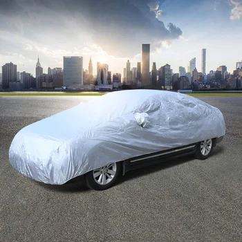 Универсален автомобилен калъф за Сняг, Лед, UV-защита от дъжд, на външния протектор, Размер M (сребрист), Тентовые седалките