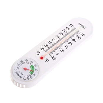 X37E Стенен Термометър-Влагомер за измерване на температурата на закрито, на открито, в Градината, Офиса