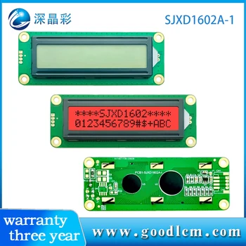 1602A-1 модул LCD дисплей 16x02 AIP31068L контролер FSTN положителен LCD модул, различни видове и цветове, захранване 5 В