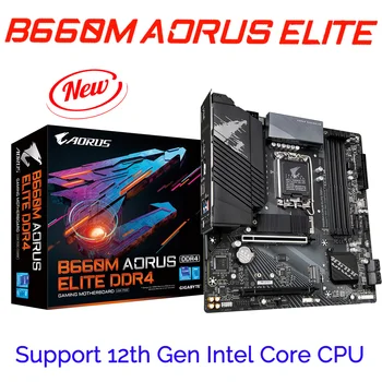 Дънна платка Gigabyte B660M AORUS ELITE DDR4 Процесор Intel 12-то поколение LGA 1700 дънна Платка i3 i5 i7 i9 Настолен Процесор B660 M. 2 Micro ATX Нова