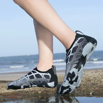 Водна обувки, Мъжки Водна Обувки, Плажни Туристическите Обувки, Мини Летни Морски Маратонки за боси, бързо съхнещи Чехли За Плуване 2023