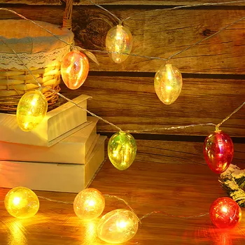 И led външни светлини Led Венец за Украса на Яйца Лампа за Почивка в спалнята Парти На закрито Коледни Гирлянди 25 Брой