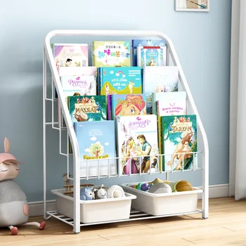2023 Година Aoliviya Официалната Новата Мобилна bookshelf С Изображение на Дете, Рафтове за съхранение на Играчки, Етаж Многослоен Шкафче, Рафтове За Съхранение, Голяма Пъпка
