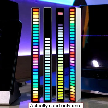 НОВО Управление на Музикален Звук RGB LED Light Control App Звукосниматель С Гласово Ритмични Светлини Цветна Околна Led Панел за Околната Светлина