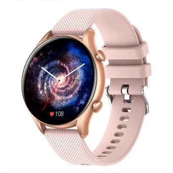 Смарт часовници KT60 Женски с Потребителския набор от Bluetooth За да отговорите на повикване, спортни часовници, Мъжки Водоустойчив Умни часовници с сърдечния ритъм За Android и IOS
