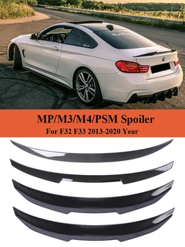 За BMW 4 Series F32 F33 F36 2014-2020 въглеродни влакна Задна Броня За Устни Спойлер на Багажника PSM M4 MP Стил Крило Опашка Комплект Черен Гланц