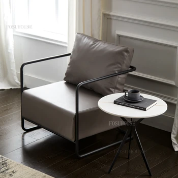 Американски двоен разтегателен диван, фотьойл Промишлени Дивани Iron Разтегателен Ретро Единична Диван мека Мебел за дневна Мебели Единична Стол A