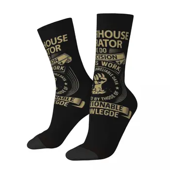 Powerhouse Operator Powerhouse Зимни чорапи Унисекс в стил хип-хоп, Щастливи чорапи, уличен стил, Луд чорап