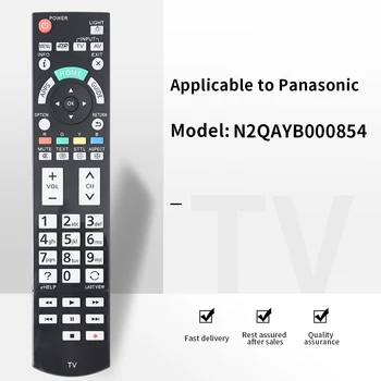 ZF се прилага към N2QAYB000854 за подмяна на дистанционното управление, годни за PanasonicTH-P55VT60A TH-P65VT60A
