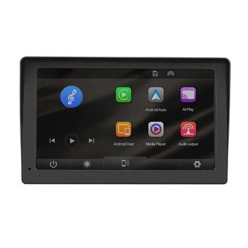 7-Инчов авто Радио HD 1024P Безжичен Carplay Android Автоматично Мултимедиен плеър Сензорен екран-Вграден Високоговорител Гласово Управление Mirrorlink