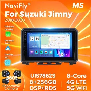 NaviFly Android 12 8 Основната 8G 256G Авто Радио Стерео Приемник За Suzuki Jimny JB64 2018 2019 2020 Carplay Android Автоматична Навигация