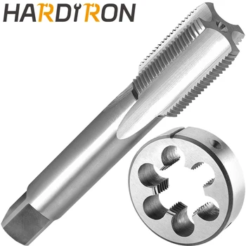 Hardiron M22 X 0,75, определени метчиков и щанци за дясната ръка, M22 x 0,75, машинен метчик с дърворезба и кръгла матрицата