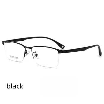 56 мм и голям размер, подобрена дебели рамки за очила, бизнес мъжки слънчеви очила от титанова сплав, рамки за късогледство, K9109