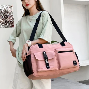 Дамска чанта, Многофункционални пътни чанти, Ежедневни, спортни дамски чанти За жени, Чанта за багаж, през рамо 2023