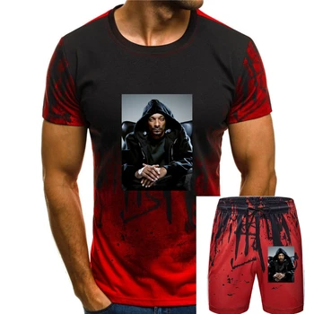 Тениска Дизайнерски основен топ тениска Snoop Dog Wiz Khalifa Reggae Rasta Weed, черна, Sz. S-3xl, модни лятна мъжка тениска