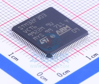 Пакет STM32F303VCT6 LQFP-100 ARM Cortex-M4 72 Mhz Флаш памет: 256 k @ x8 малко Оперативна памет: 40 Kb MCU (MCU/ MPU/ SOC)