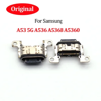 10 до 50 бр. Оригинални USB конектор за зареждане, зарядно устройство, Конектор за Зарядно Устройство, Порт За Samsung Galaxy а a53 5G A536 A536B A5360