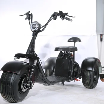 Електрическа триколка 3 Колела, Скутер с педала на Citycoco Fat Tire 1000 W/1500 W/3000 W 3 степени E Мотоциклет Trike Big Wheel
