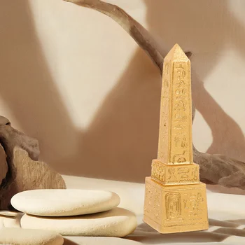 Декор от 2 теми, Тенис на Египетски Храм от смола, Древни Забележителности, Бижута, Статуетка във формата на Кула, Украшение
