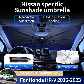 за Honda HR-V HRV Vezel 2016 ~ 2022 2023 Алуминиево Фолио сенника на Предното Стъкло на Автомобила, Козирка, Протектор, Аксесоари За Чадъри
