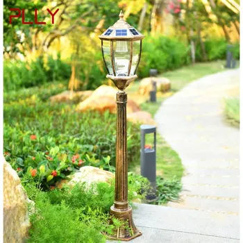 PLLY Ретро Улични Светлини за косене на Слънчевата Градинска лампа Led Водоустойчива Начало Декор за пътеки в двора