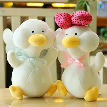 2023 Нова 25-сантиметър креативна Забавно плюшен кукла-патица със сладки анимационни чучелом животни, плюшени играчки за деца, подарък за рожден Ден за момичета