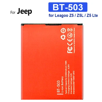 Батерията е 2300 mah BT-503 за Leagoo Z5L/Leagoo Z5 Lte Batterij Battery + Номер на песен