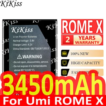 Мощна Батерия KiKiss капацитет 3450 ма за мобилен телефон UMI ROME X