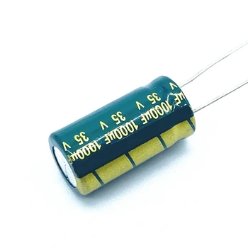 Оригинален ниско съпротивление esr/импеданс висока честота на 35v 1000UF алуминиеви електролитни кондензатори с размери 10*20 1000UF35V 35V1000uf 20%