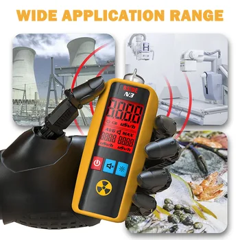 Детектор на радиационно замърсяване инструмент звукова сигнализация за домашна спални