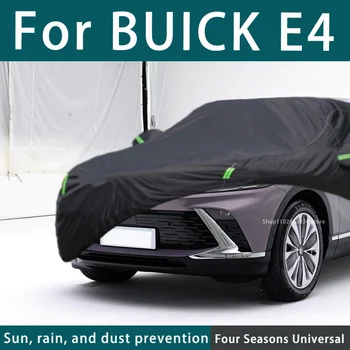 За Buick E4 210T Пълни автомобилни седалките Външна UV-защита от Слънце, прах, дъжд, Сняг, защитен automobile калъф от градушка, авто черен калъф