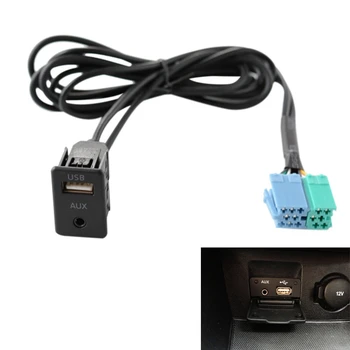 Удължител за радио AUX USB Кабел-адаптер за събиране на Hyundai Kia Sportage