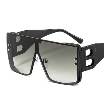 Модерни Дизайнерски Слънчеви очила Женски Мъжки Извънгабаритни B Temple UV 400 Тонированных Нюанси на Луксозни Слънчеви Очила Ретро Слънчеви Очила
