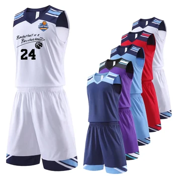 Спортни Мъжки баскетболни шорти За момчета, риза без ръкави за стрелба с лък, Комплекти баскетболна тениски, Комплекти униформи, Спортни облекла, Дишаща младежта