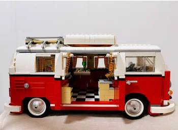 Автомобилни Тухли Автобус Съвместими 10220 10252 10242 Модел Строителни Блокове Момчета Момичета Подаръци за Рожден Ден, Играчки за деца