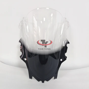 Спойлер на Ветровом стъкло с Опушен Покритие За Yamaha R3 R25 2019 2020 2021 2022 2023, Защита от вятър върху предното стъкло