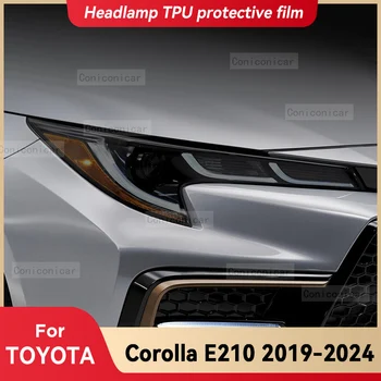За TOYOTA Corolla E210 2019-2024 Защитно Фолио За Фарове, Предни Светлини, TPU, Защита От надраскване, Аксесоари За Оцветяването на Фаровете