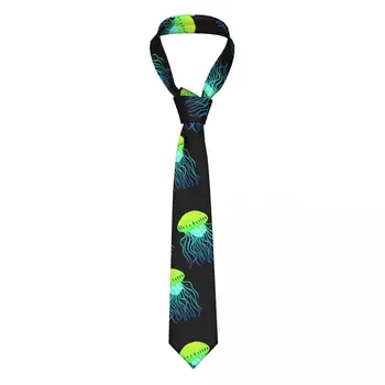 Неоновите jelly вратовръзка, зелена желейная рибка, полиестерни копринени модни вратовръзки, аксесоари за парти, мъжка блуза